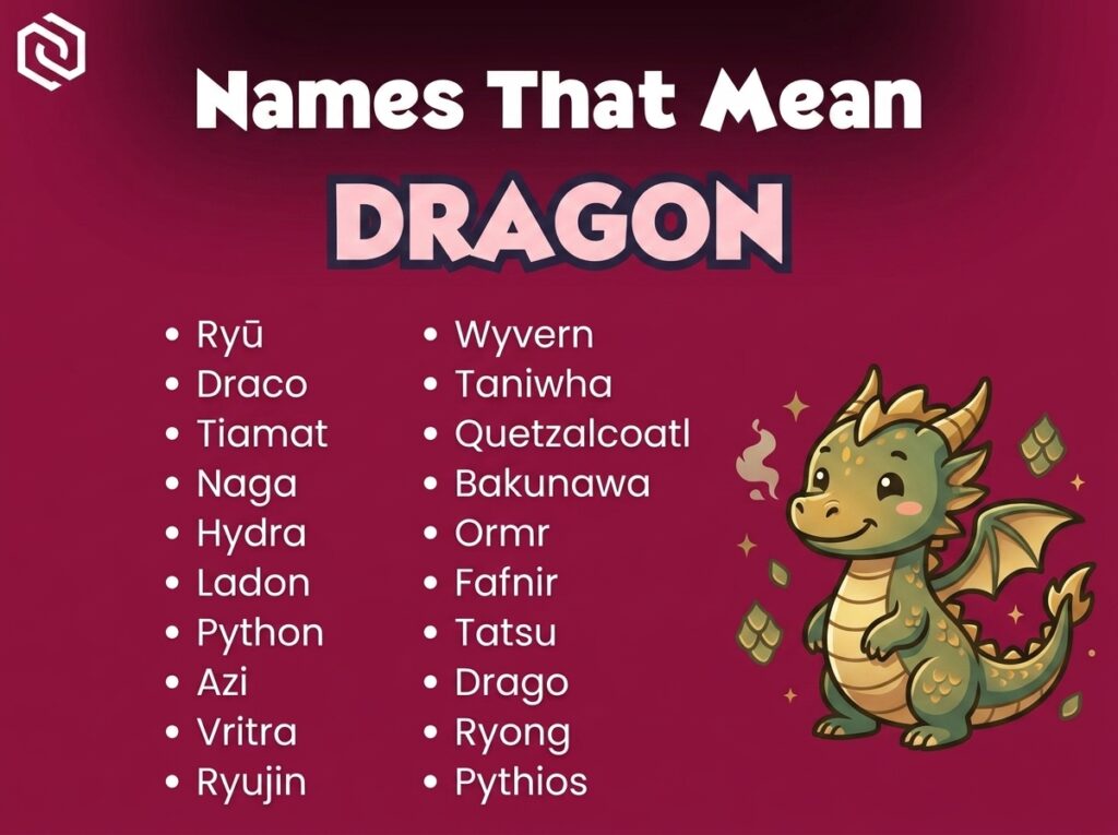 Baby Names That Mean Dragon