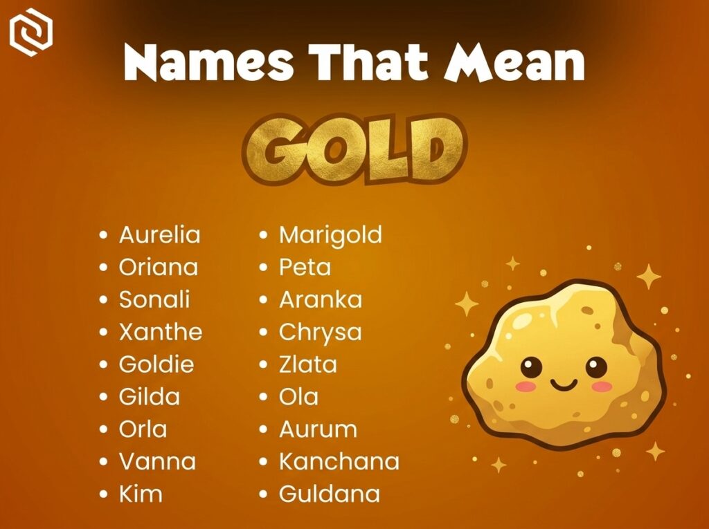 Baby Names That Mean Gold/Golden