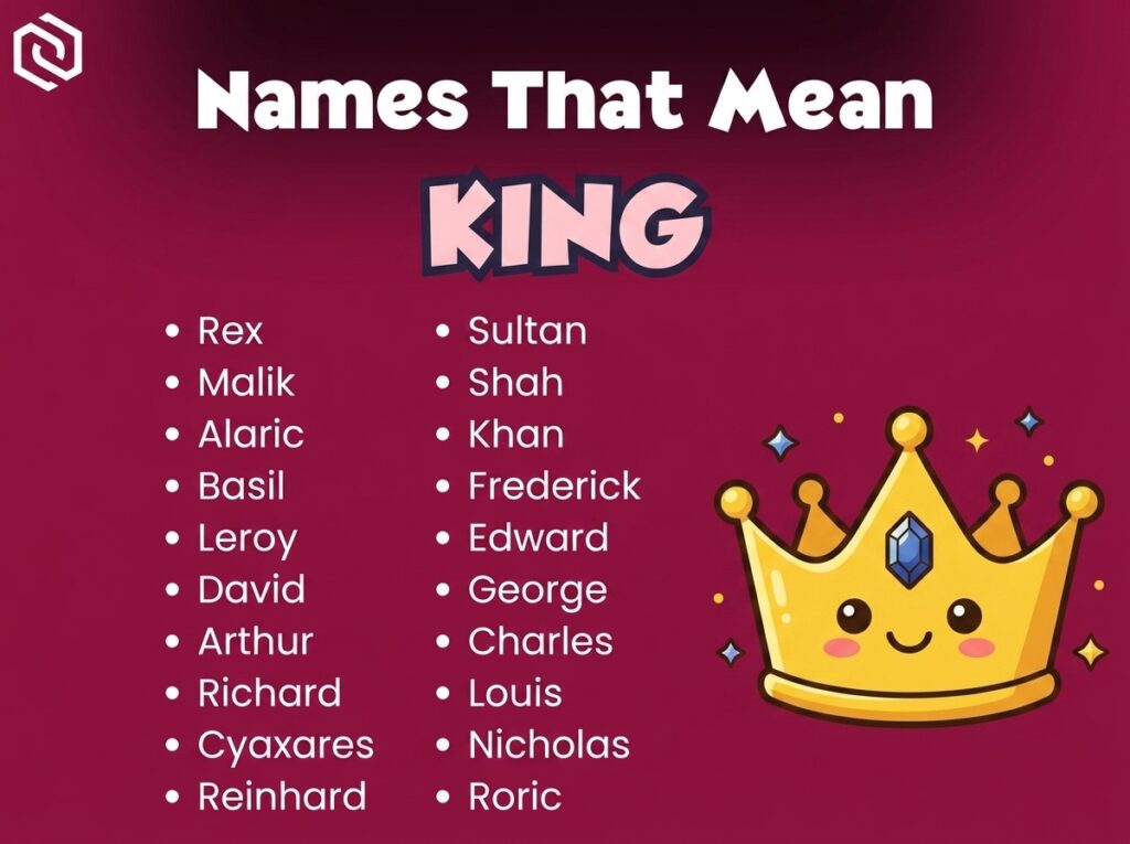 Baby Names That Mean King