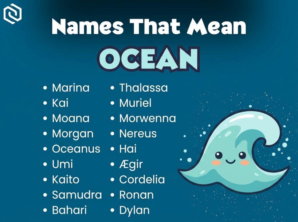 Baby Names That Mean Ocean