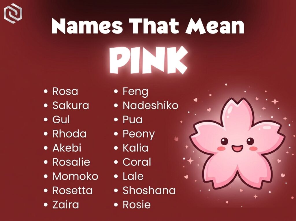 Baby Names That Mean Pink