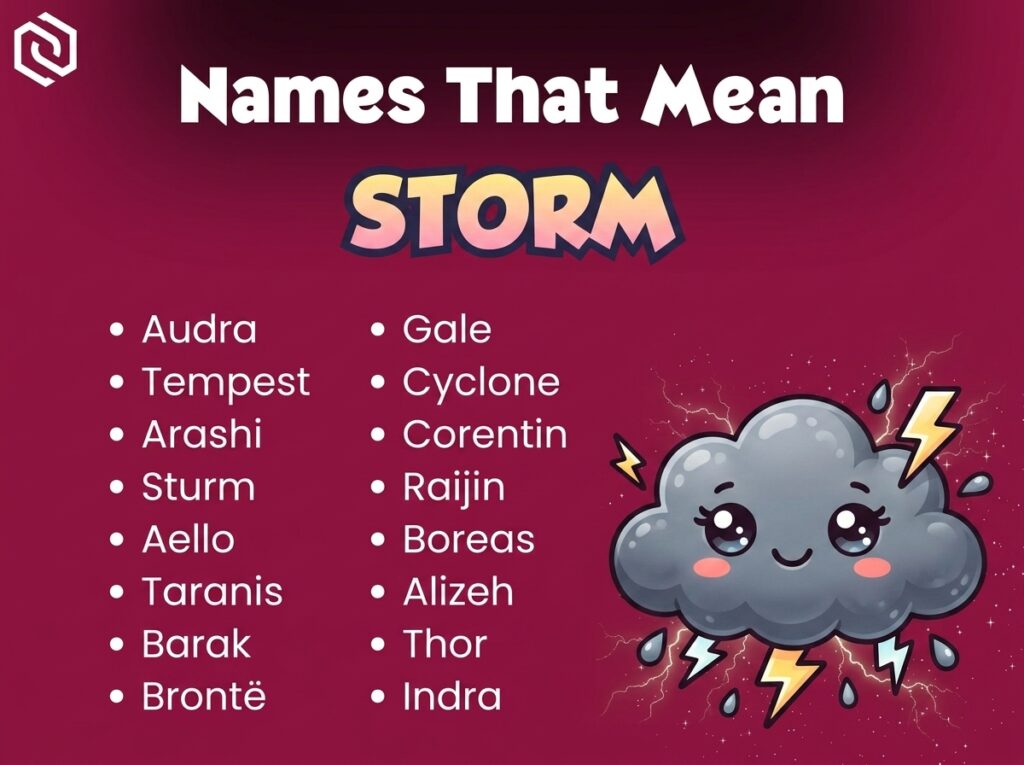 Baby Names That Mean Storm