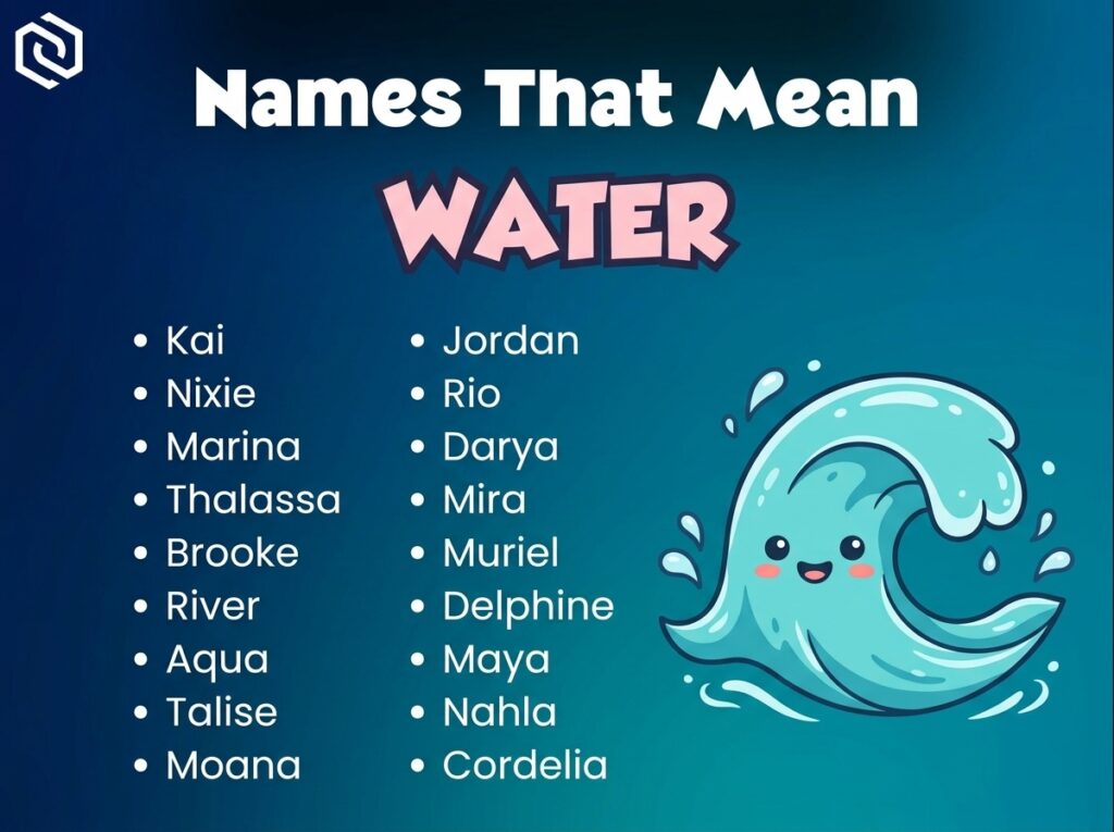 Baby Names That Mean Water