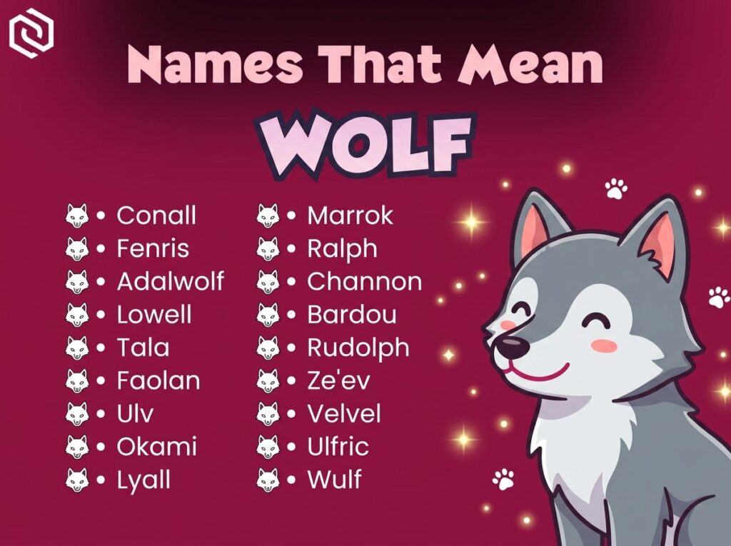 Baby Names That Mean Wolf