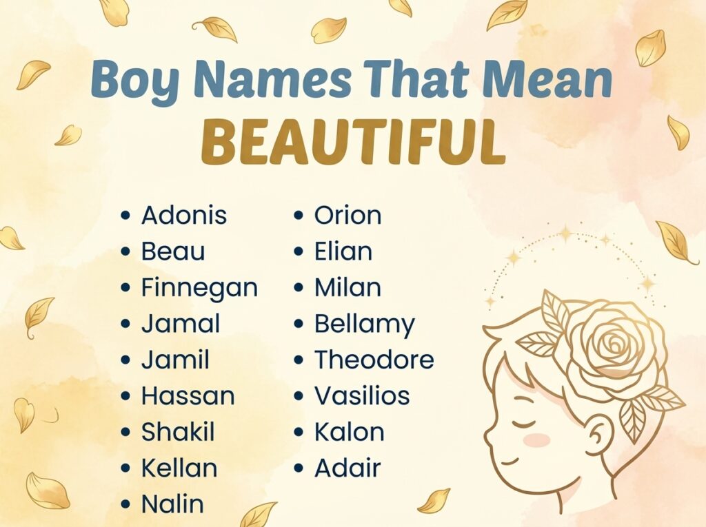 Boy Names That Mean Beautiful