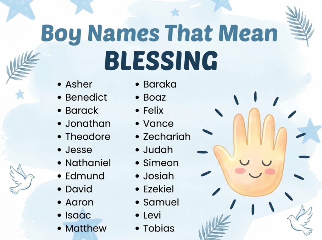 Boy Names That Mean Blessing/Gift