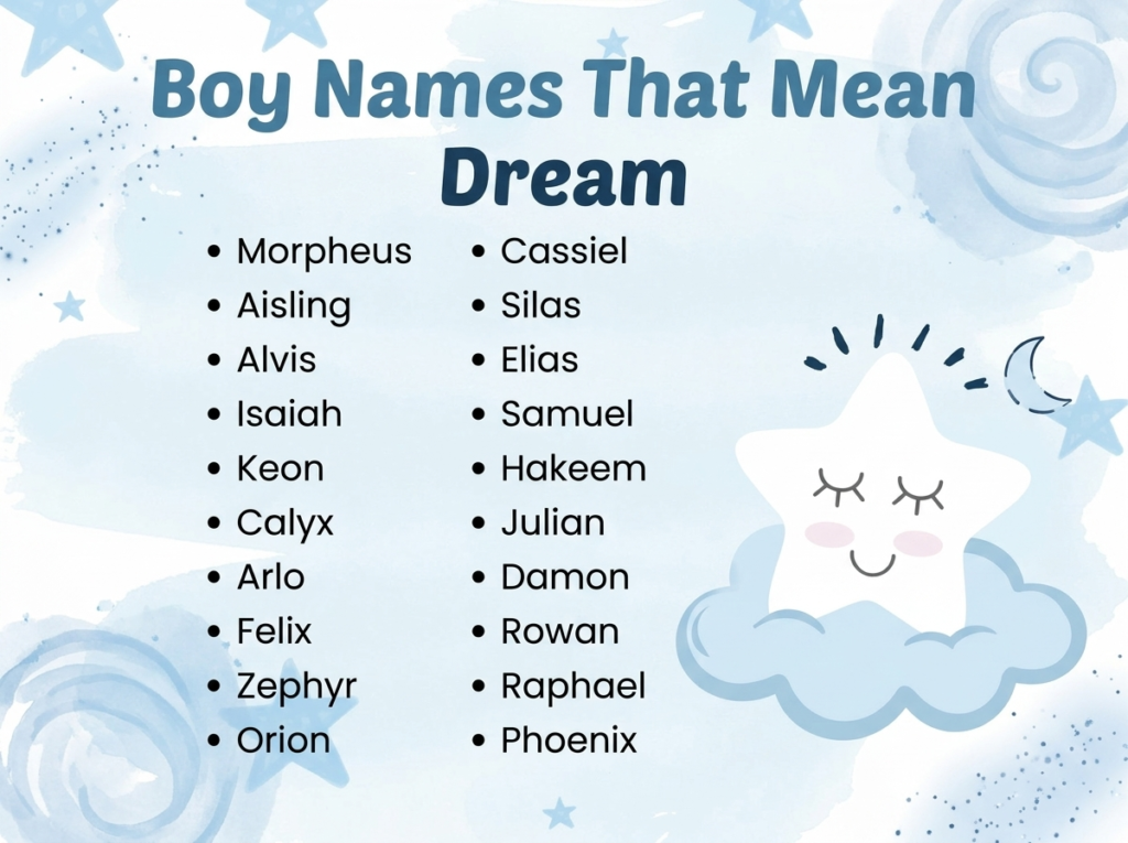 Boy Names That Mean Dream