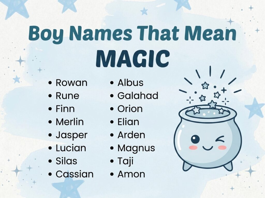 Boy Names That Mean Magic