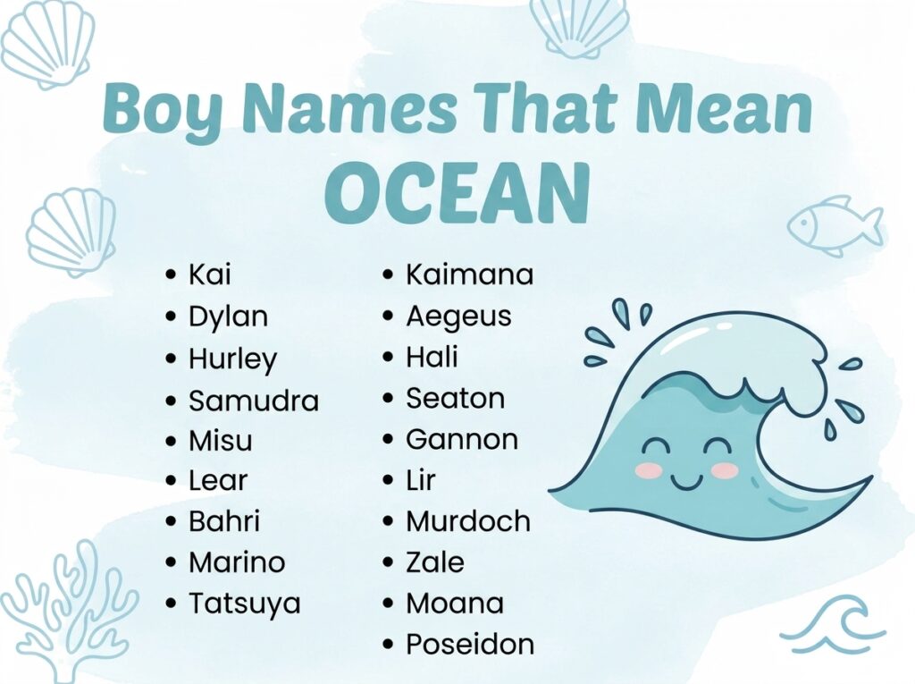 Boy Names That Mean Ocean