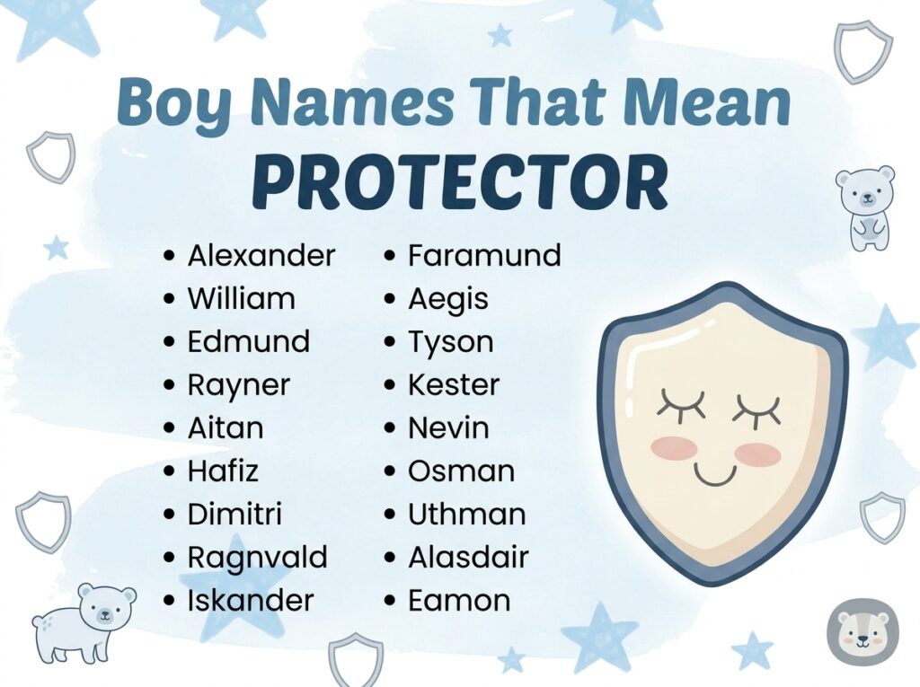 Boy Names That Mean Protector