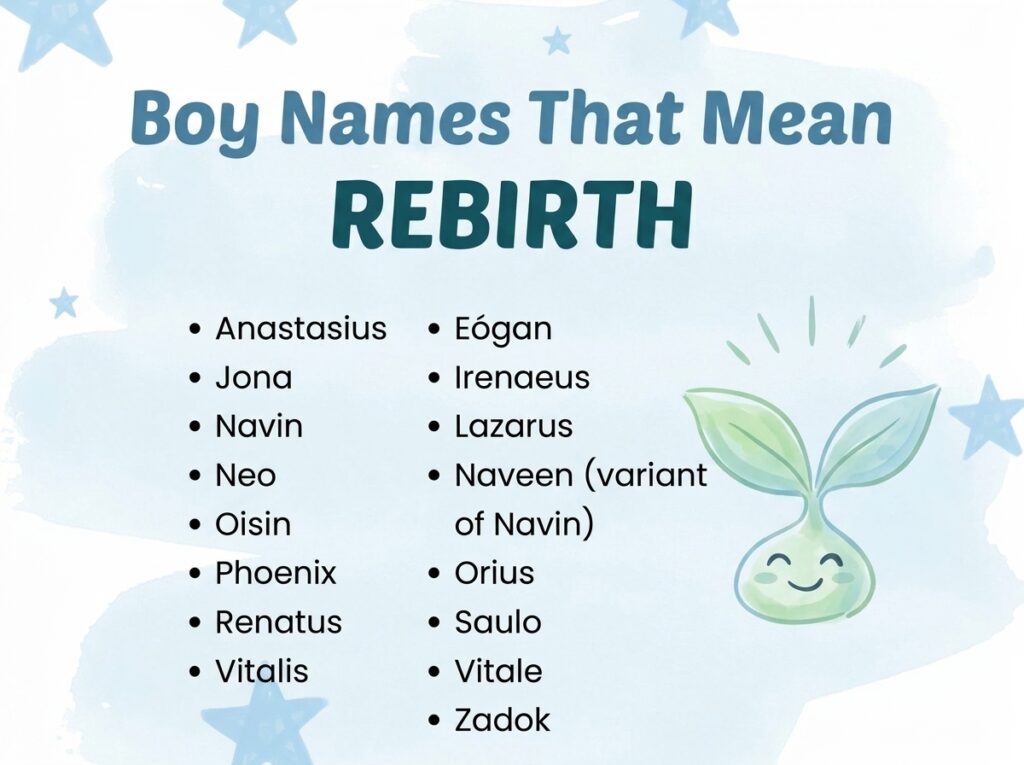 Boy Names That Mean Rebirth