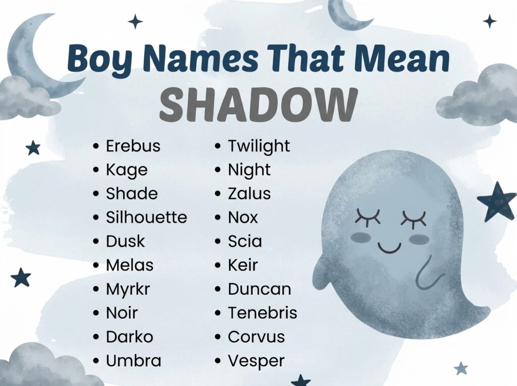 Boy Names That Mean Shadow
