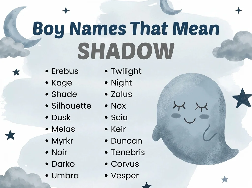 Shadow Friends' Names 96+ Baby Names That Mean Shadow for Boys and Girls (2026)