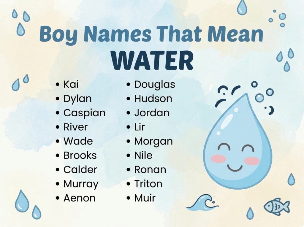 Boy Names That Mean Water