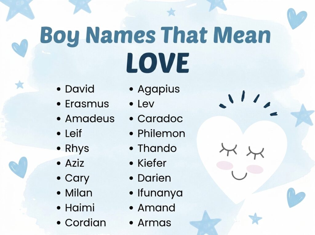 Boy Names That Mean Love