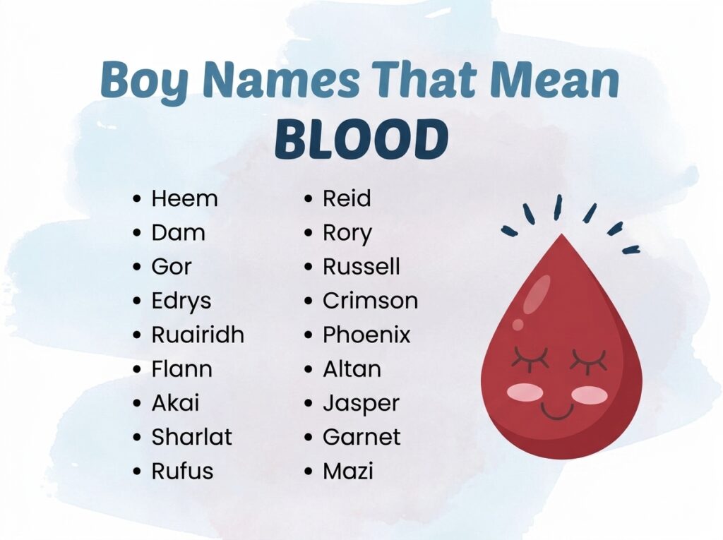 Boy Names That Mean Blood