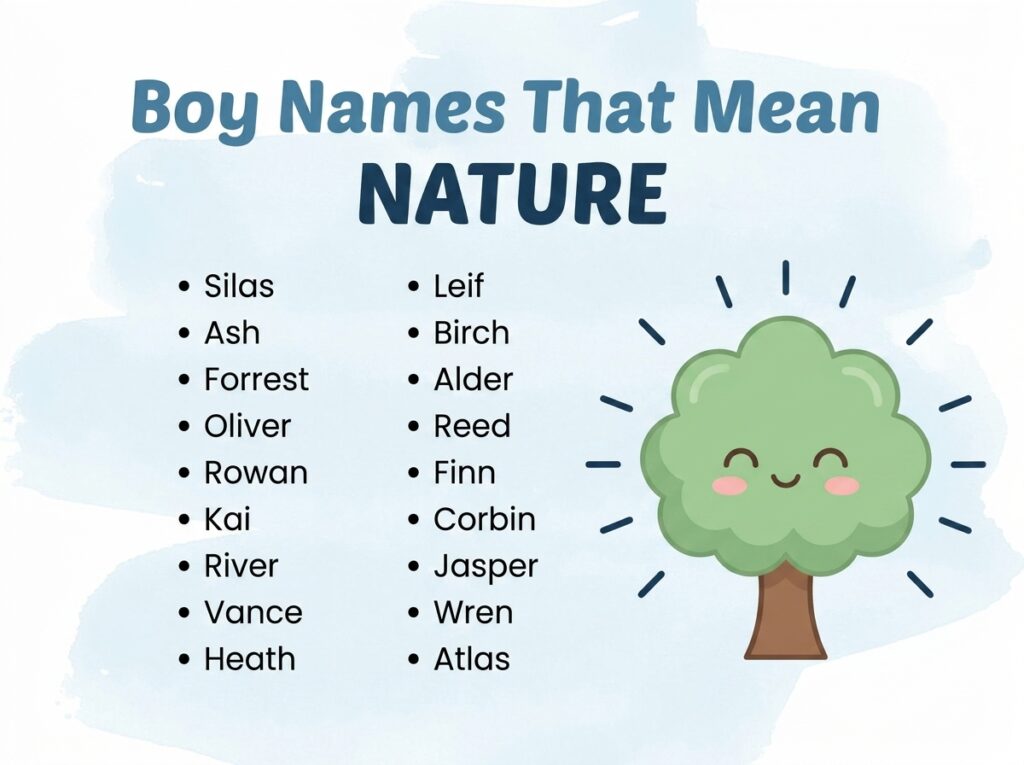 Boy Names That Mean Nature