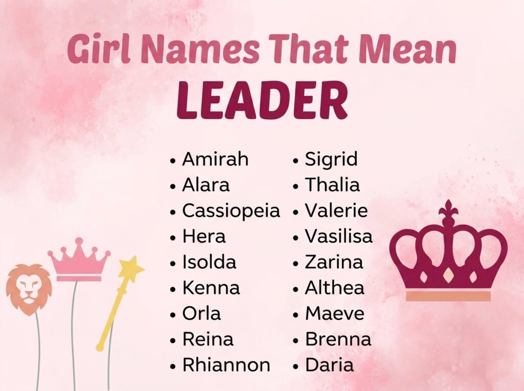 Girl Names That Mean Leader