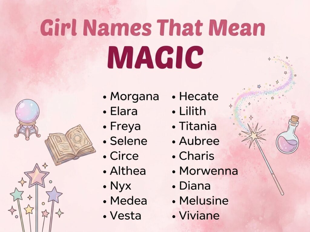 Girl Names That Mean Magic