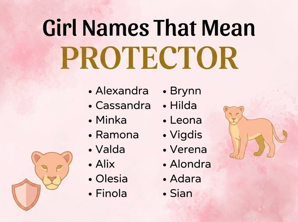 Girl Names That Mean Protector