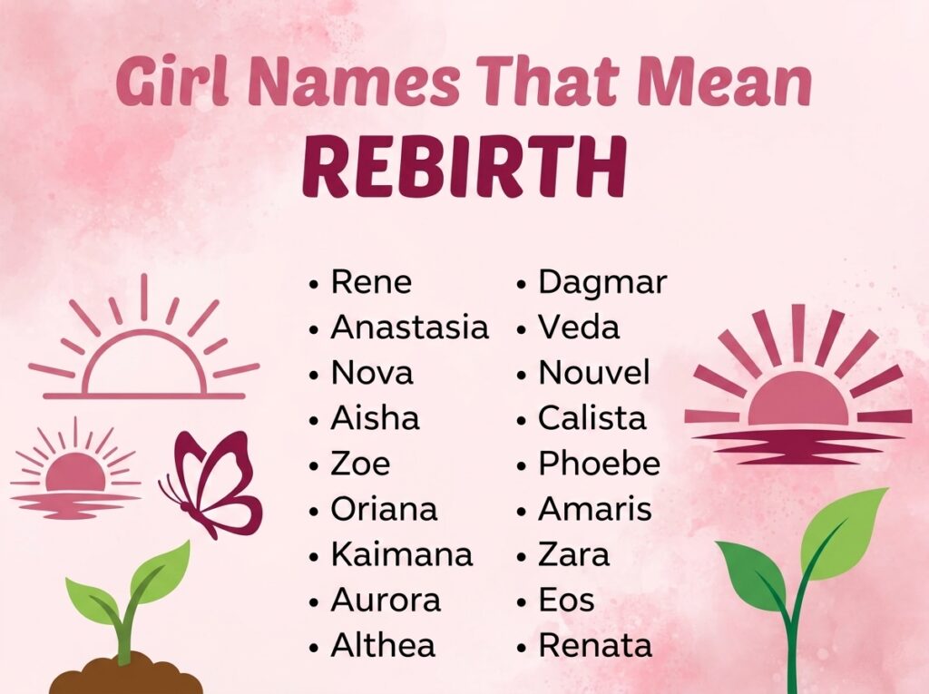 Girl Names That Mean Rebirth