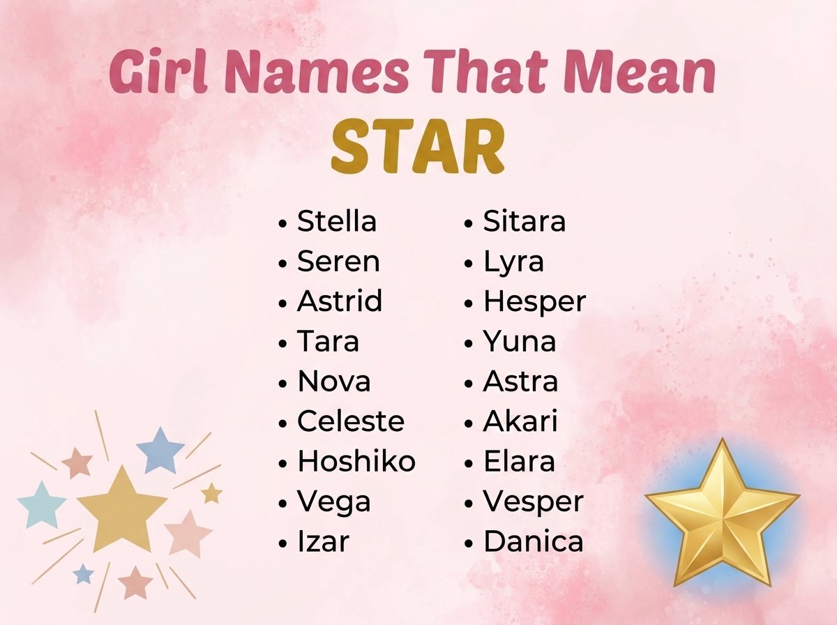 Girl Names That Mean Star