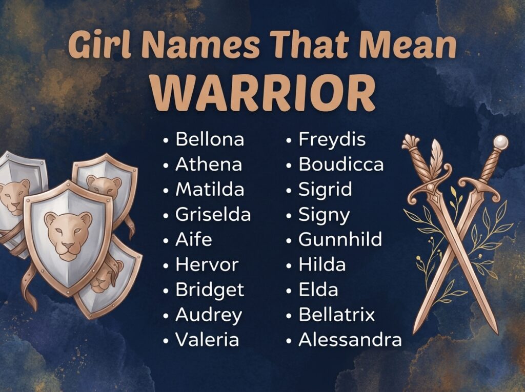 Girl Names That Mean Warrior