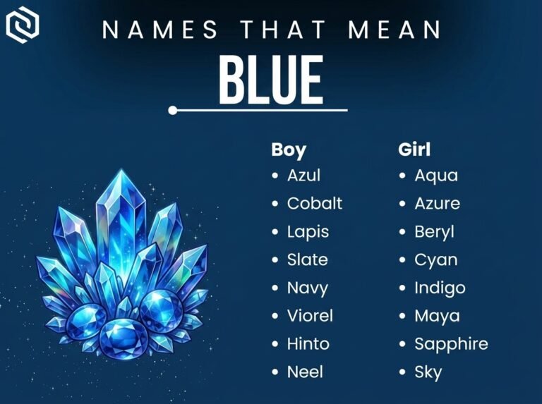 Names That Mean Blue