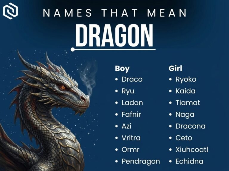 Names That Mean Dragon