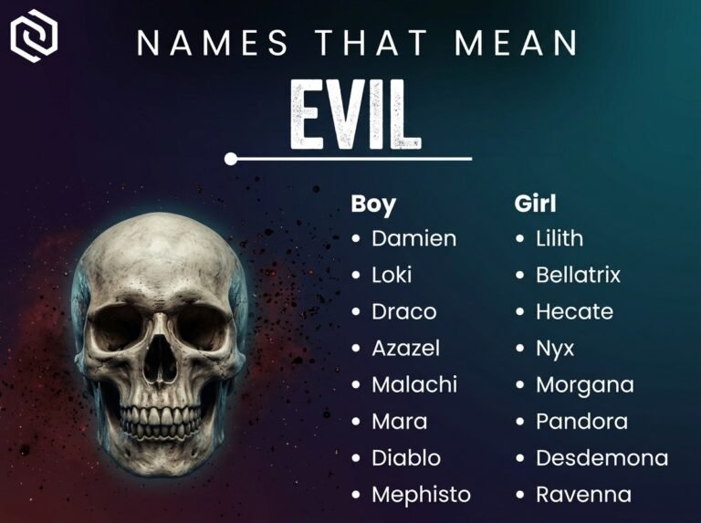 Names That Mean Evil
