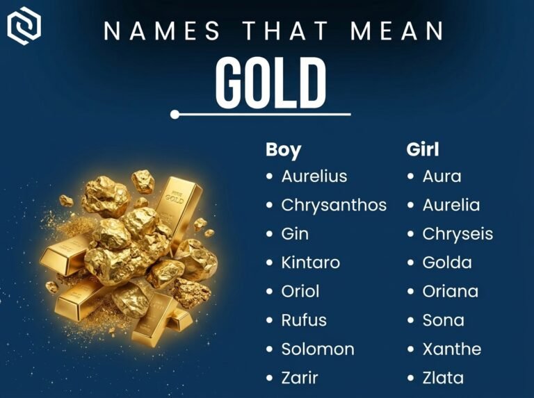 Names That Mean Gold/Golden