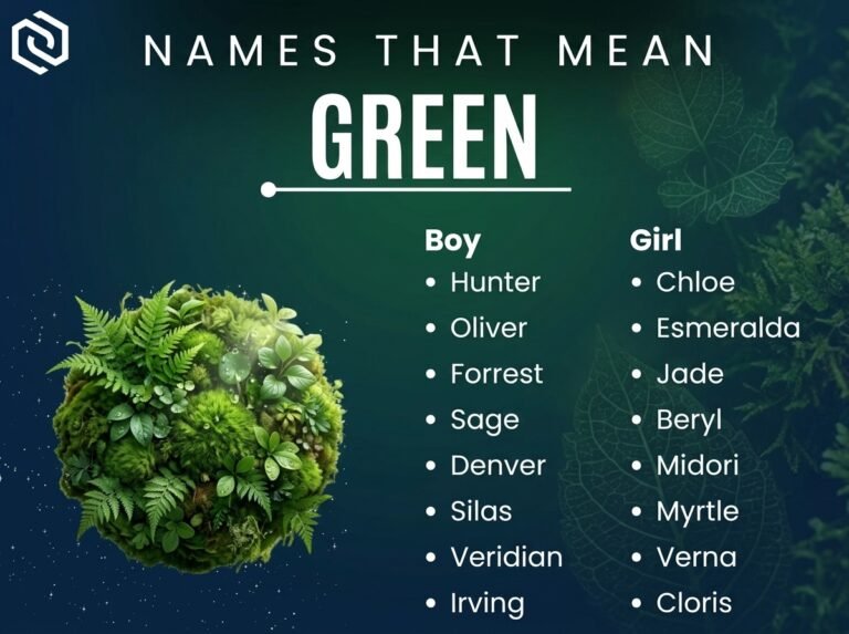 Names That Mean Green
