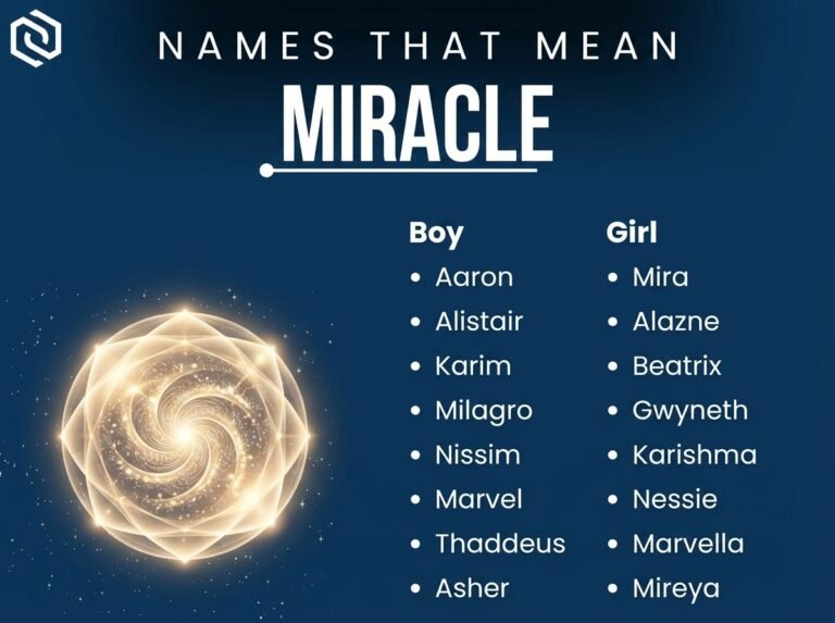 Names That Mean Miracle