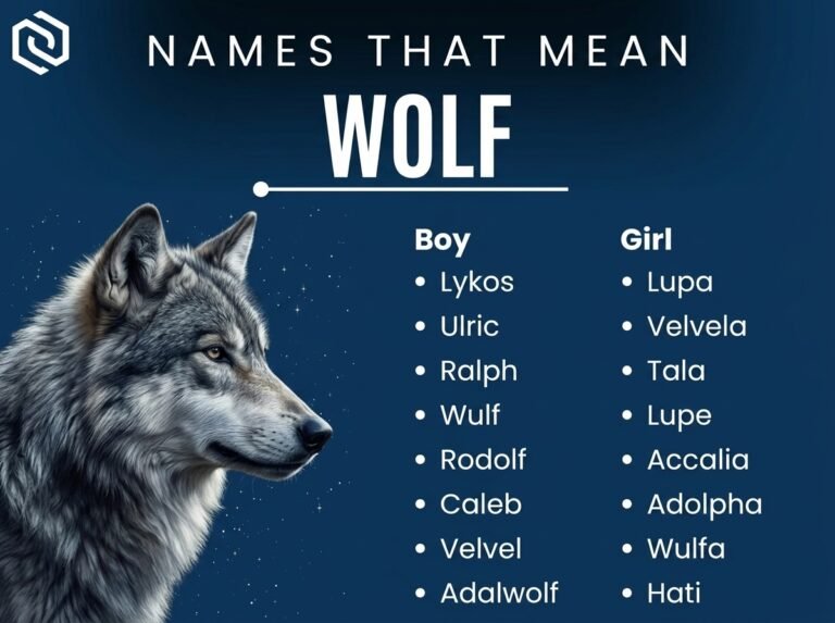 Names That Mean Wolf