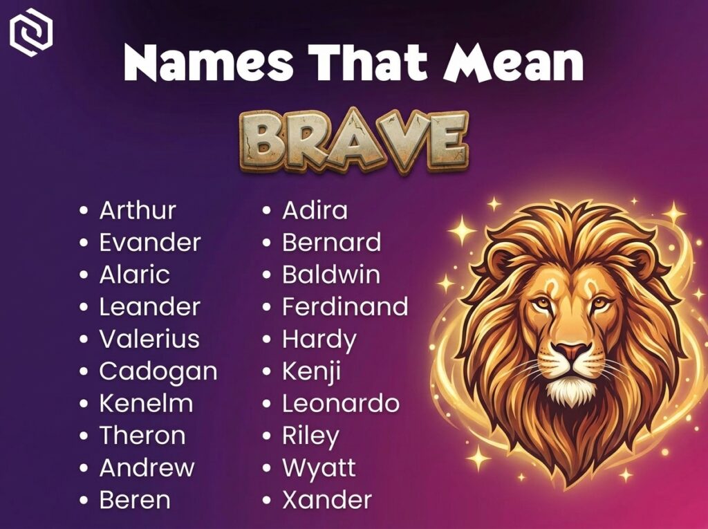 Baby Names That Mean Brave 