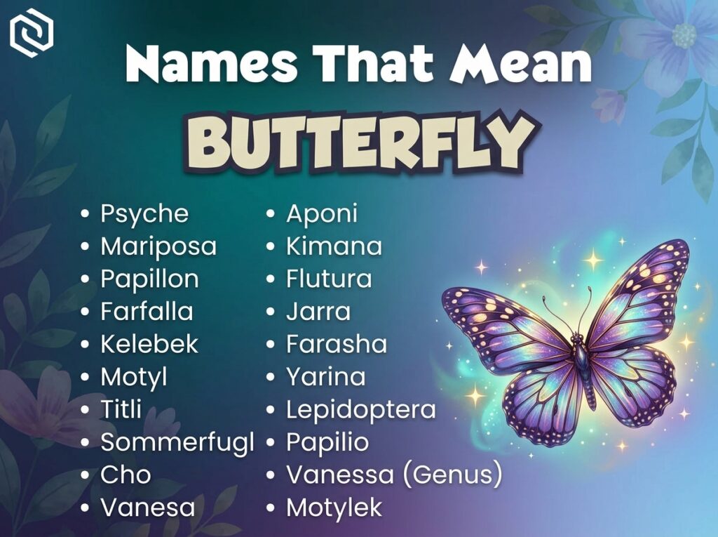 Baby Names That Mean Butterfly