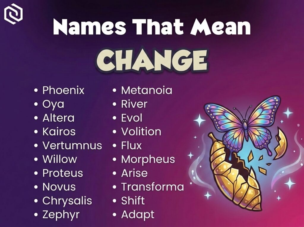 Baby Names That Mean Change