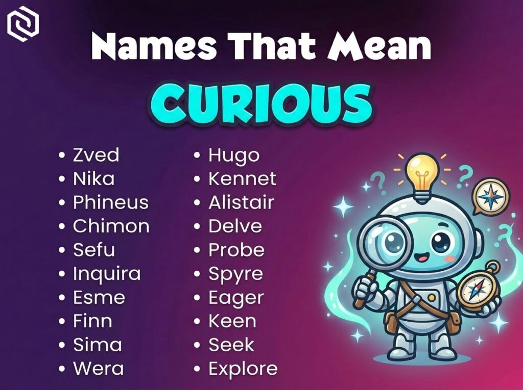 Baby Names That Mean Curious