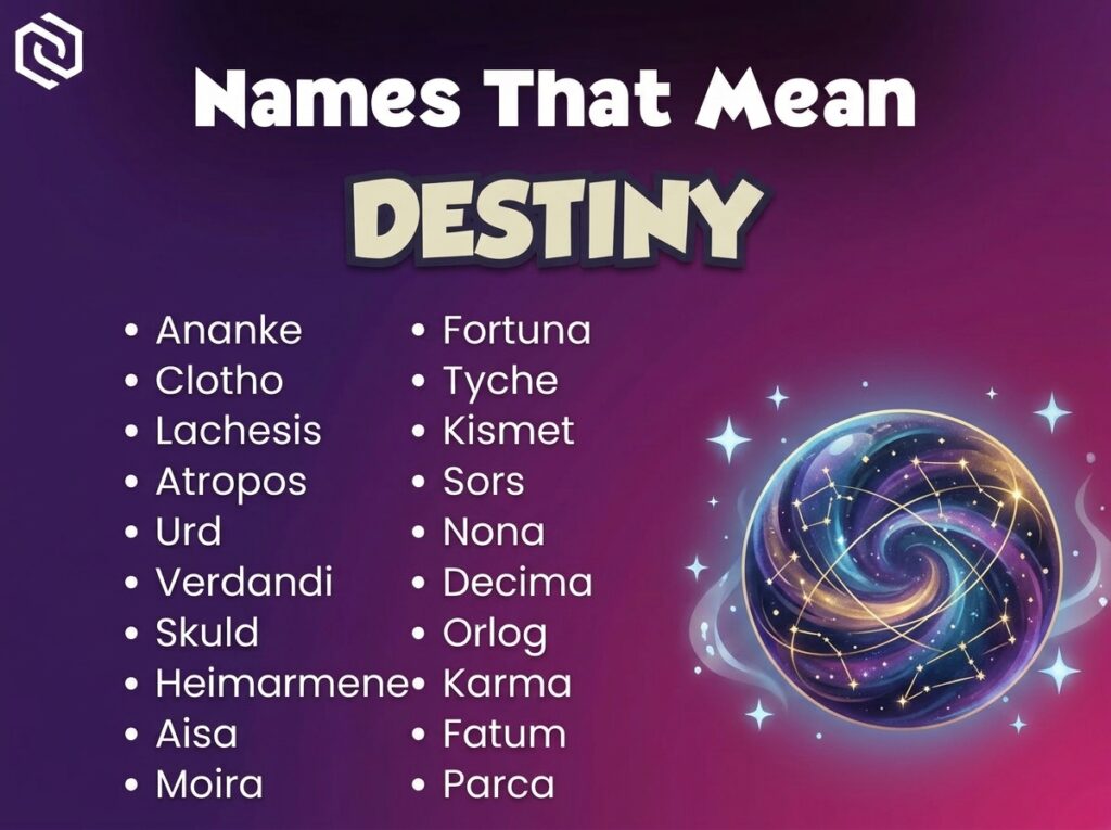 Baby Names That Mean Destiny