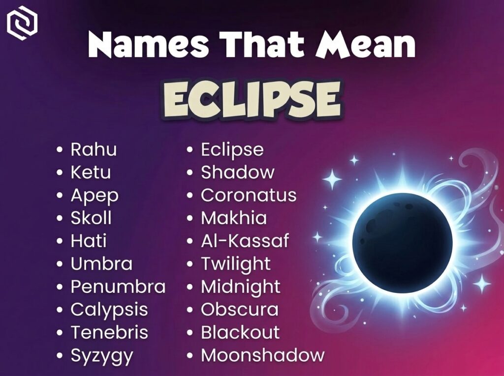 Baby Names That Mean Eclipse