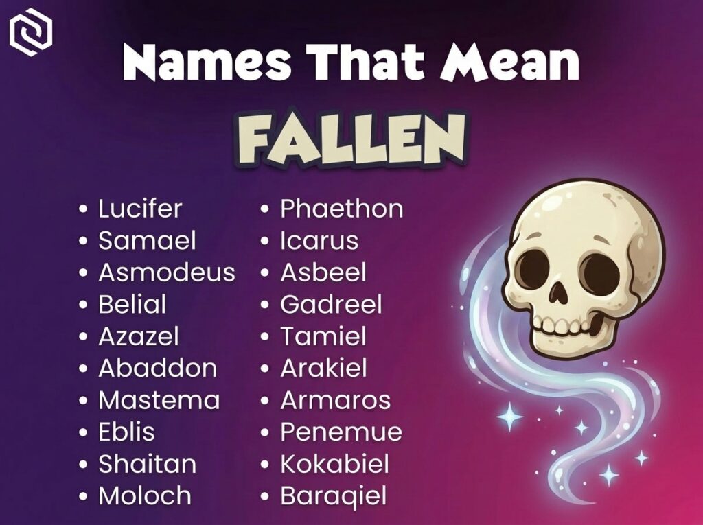 Baby Names That Mean Fallen
