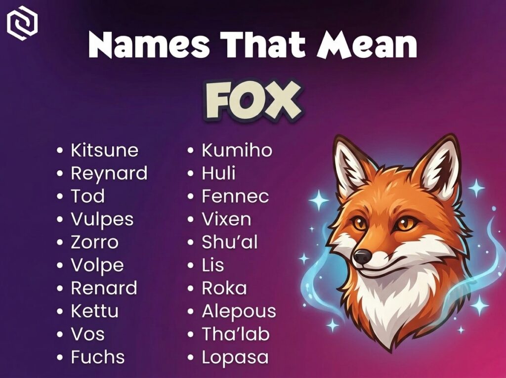 Baby Names That Mean Fox