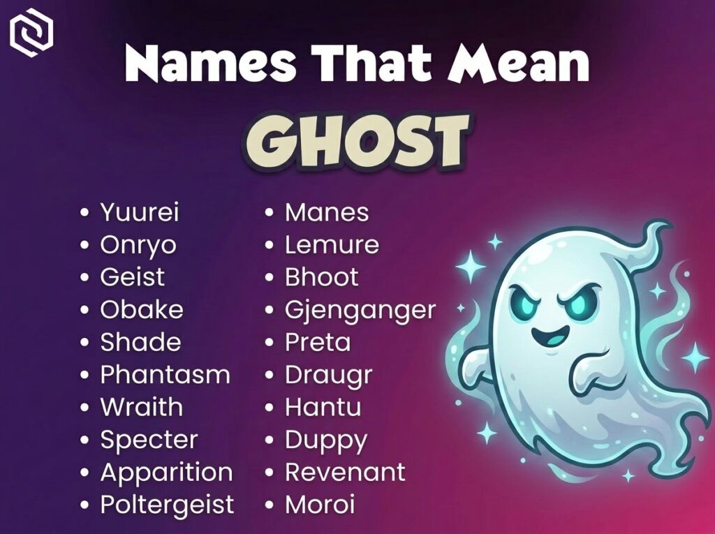Baby Names That Mean Ghost
