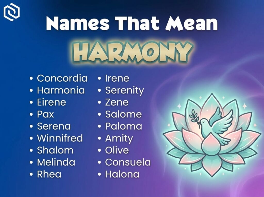 Baby Names That Mean Harmony 
