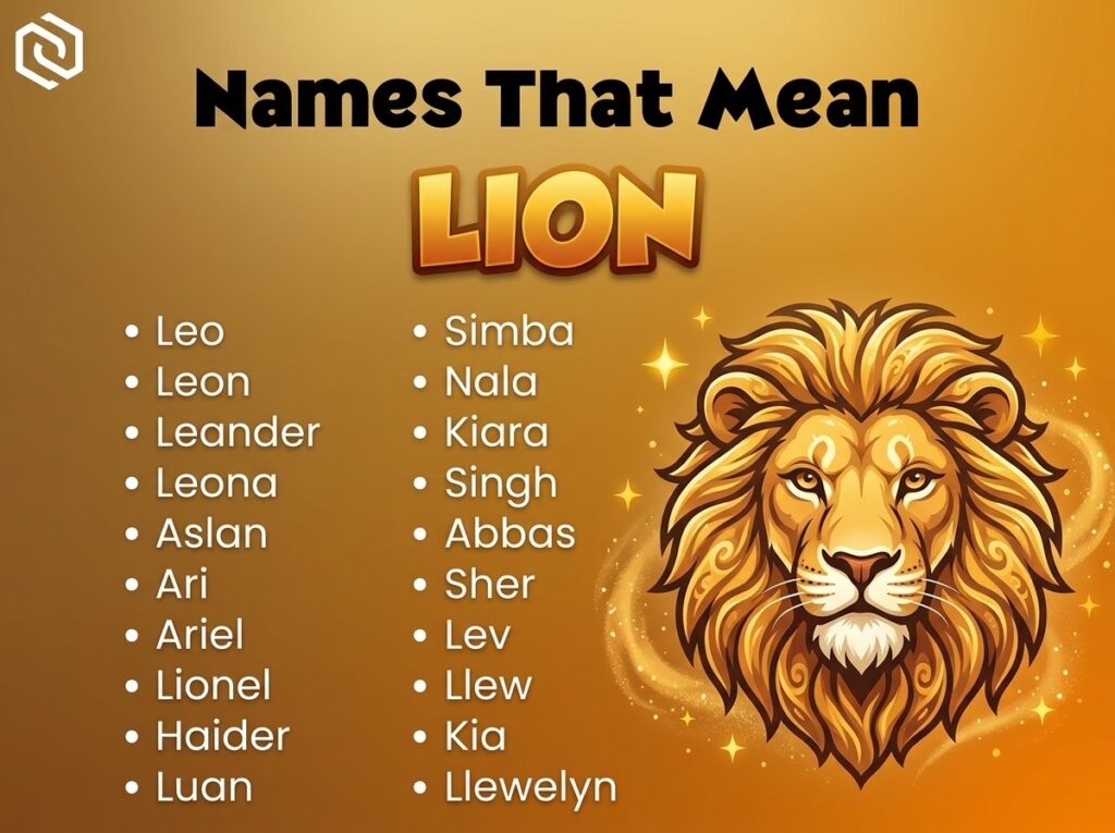 Baby Names That Mean Lion