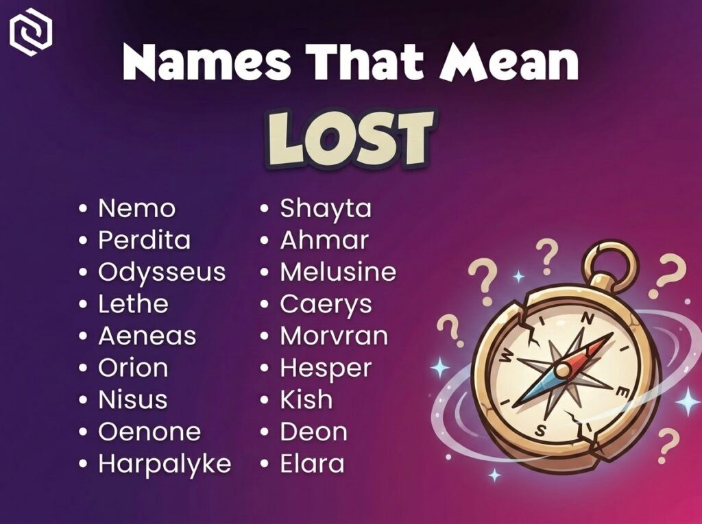 Baby Names That Mean Lost