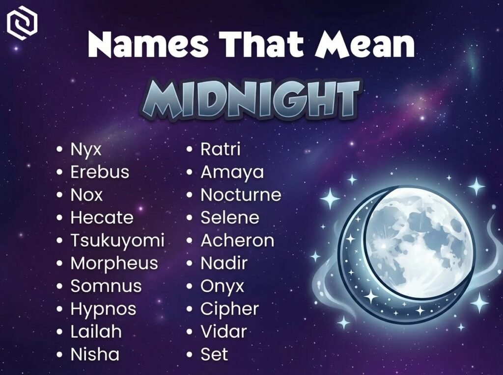 Baby Names That Mean Midnight