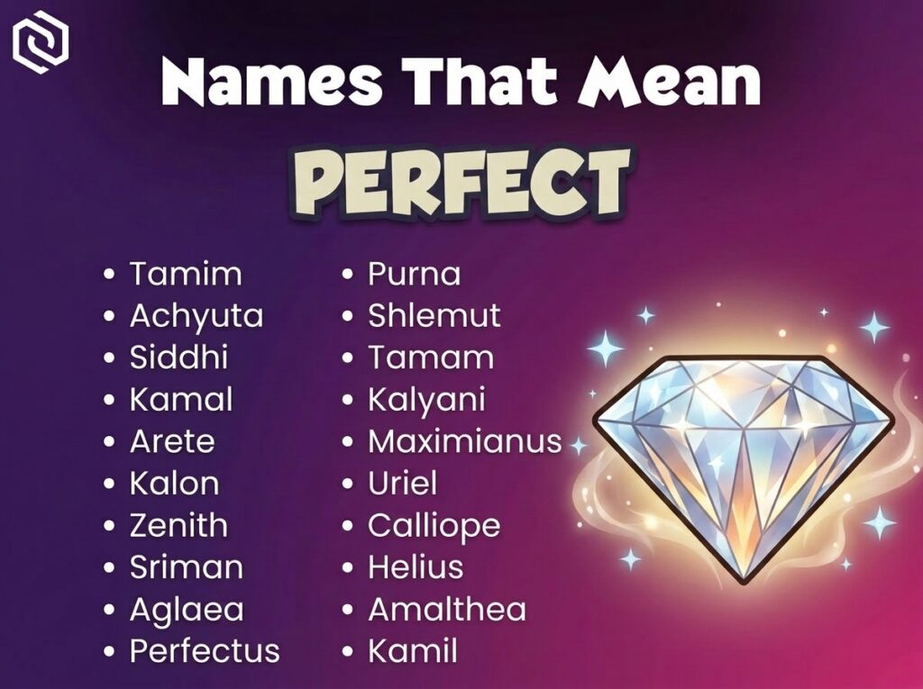 Baby Names That Mean Perfect