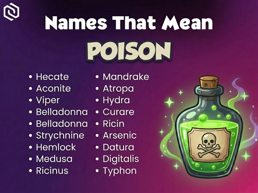 Baby Names That Mean Poison 