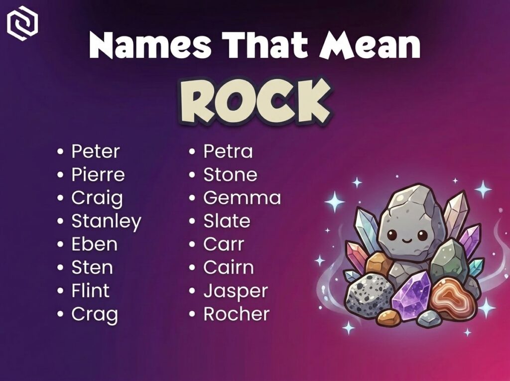 Baby Names That Mean Rock